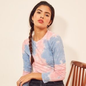 NWT, Reformation, Eddie Long Sleeve Tee, Sz Large